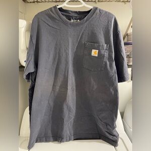 Carhartt Men's Dark Gray Pocket Tee size Large